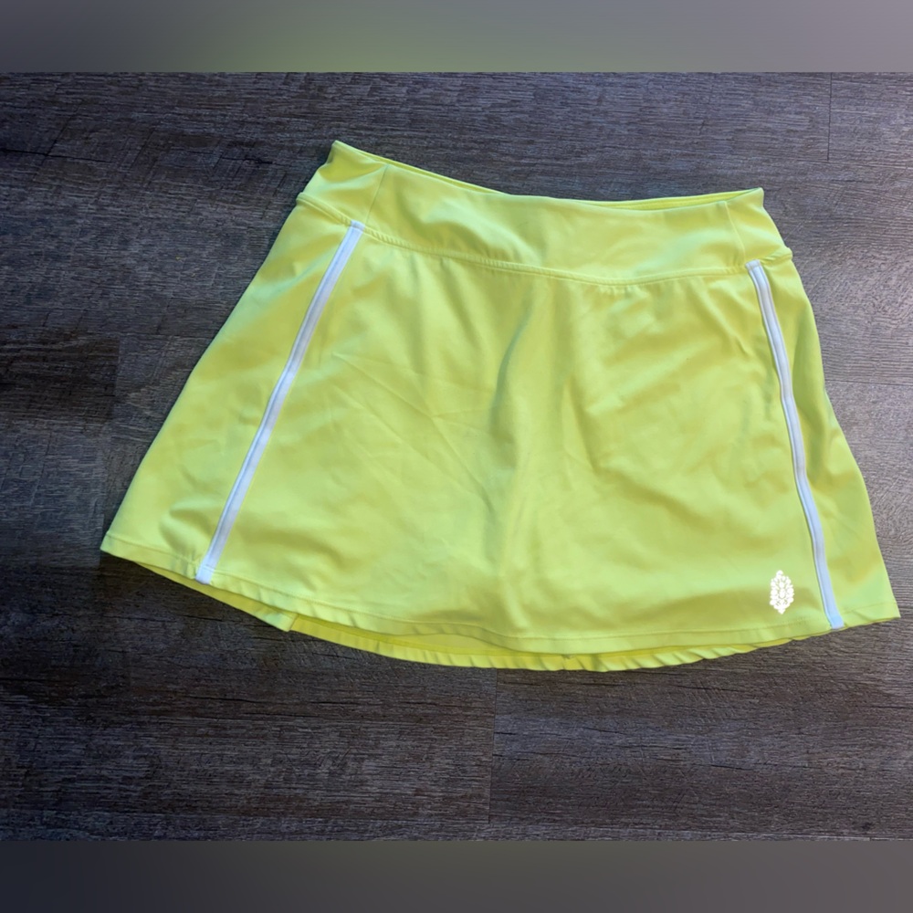 Free People x Free Movement Never Better Volley Skort in Hilighter Yello…